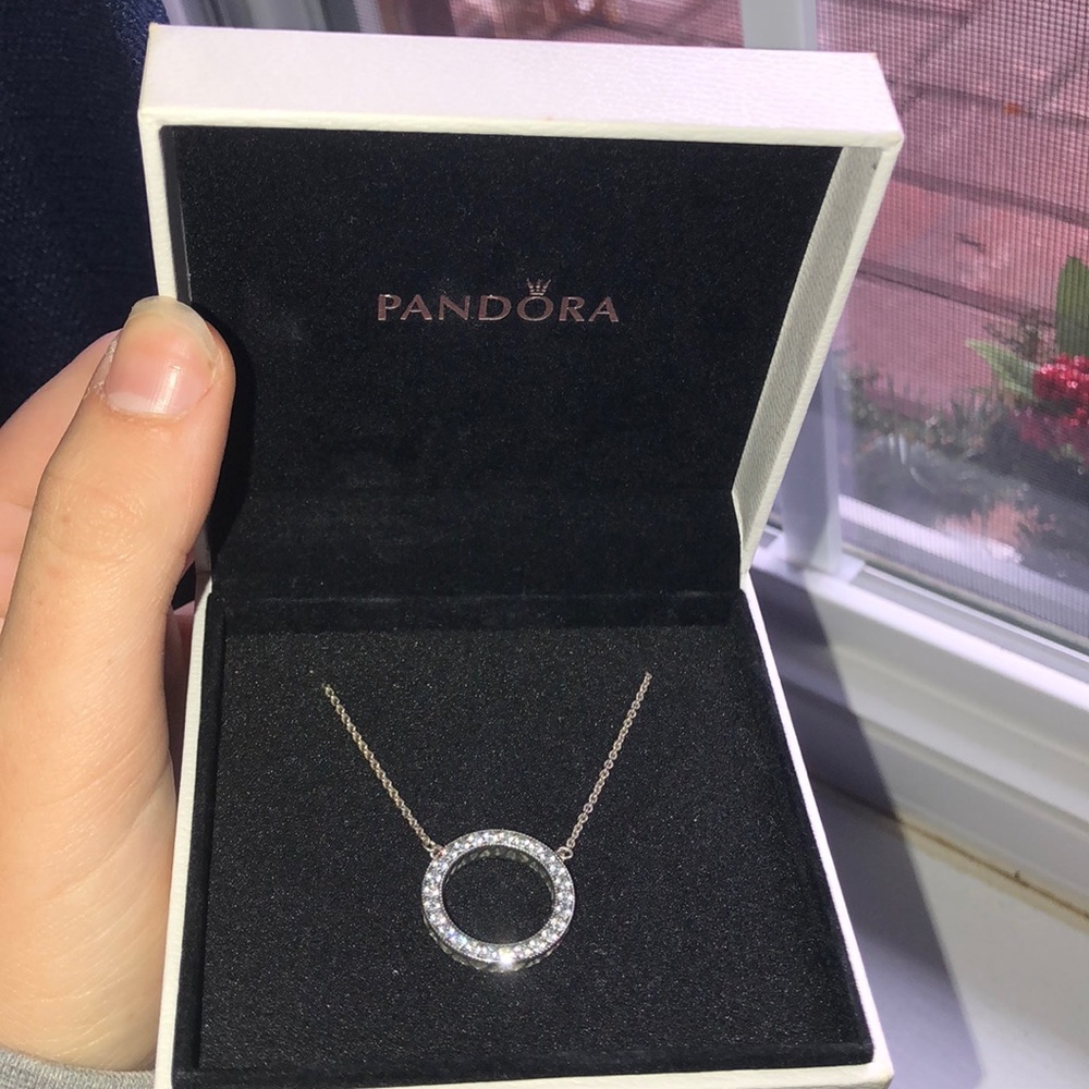 Sterling Silver Pandora Necklace - Picture 1 of 3